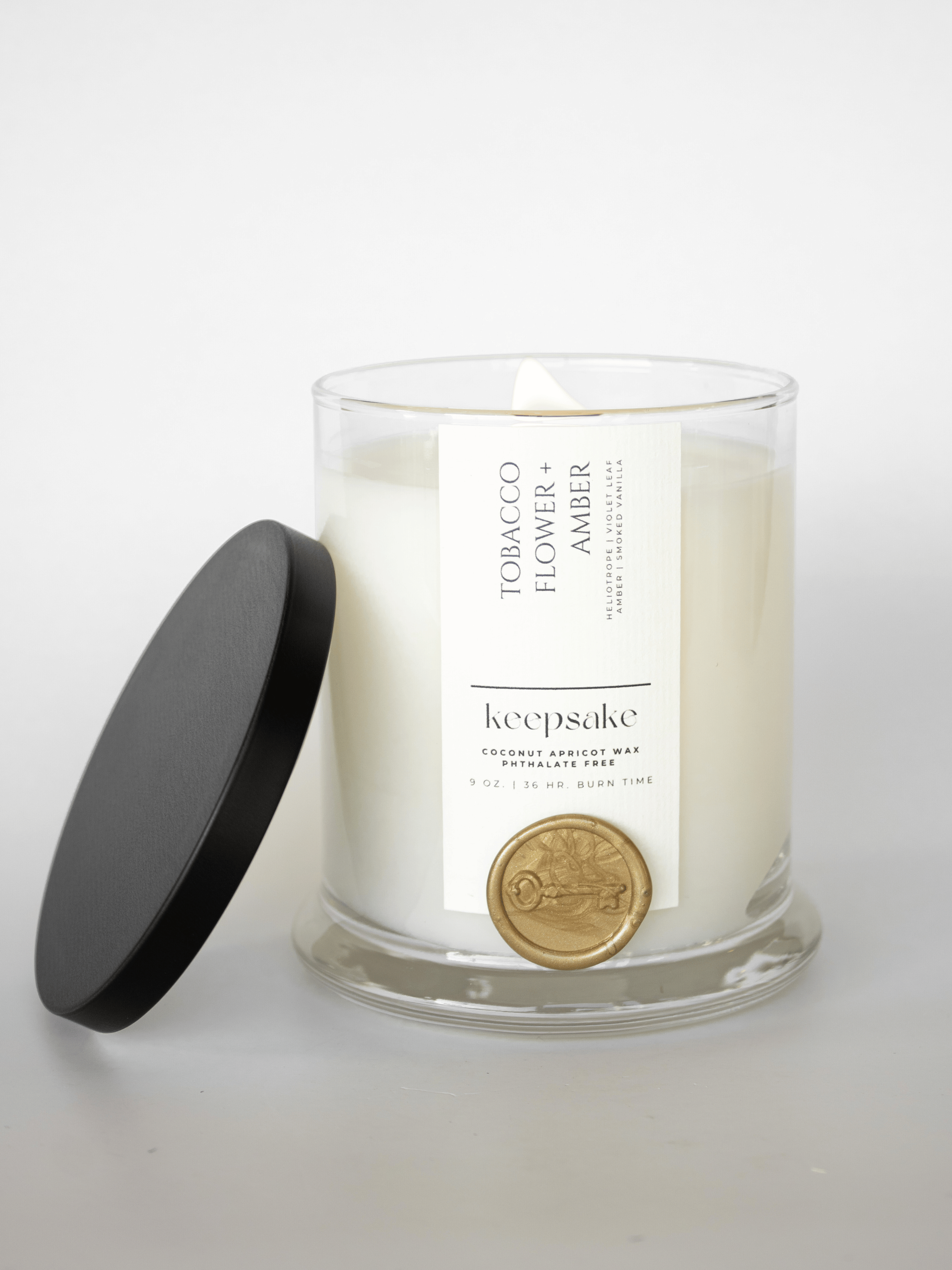 9 oz. Luxury Candle - Tobacco Flower + Amber