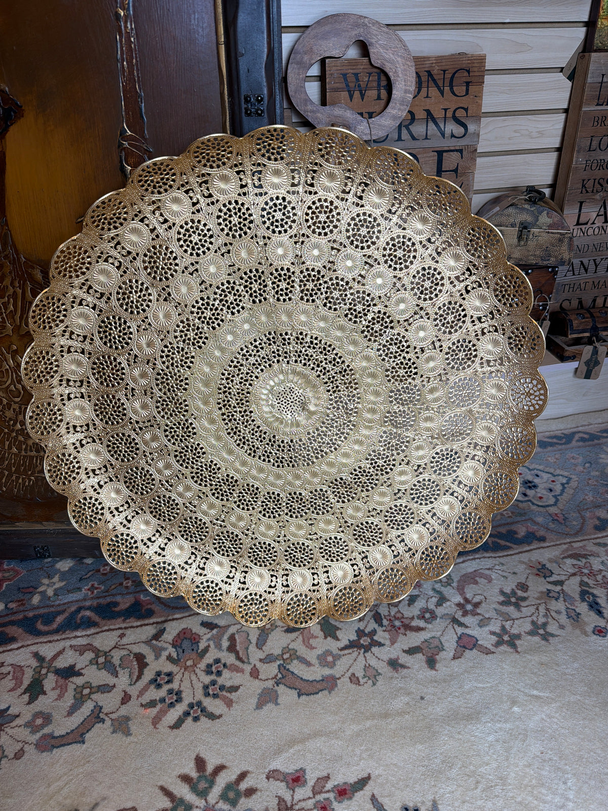 Large Gold Medallion
