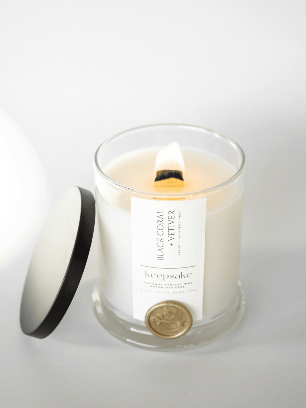 9 oz. Luxury Candle - Black Coral + Vetiver