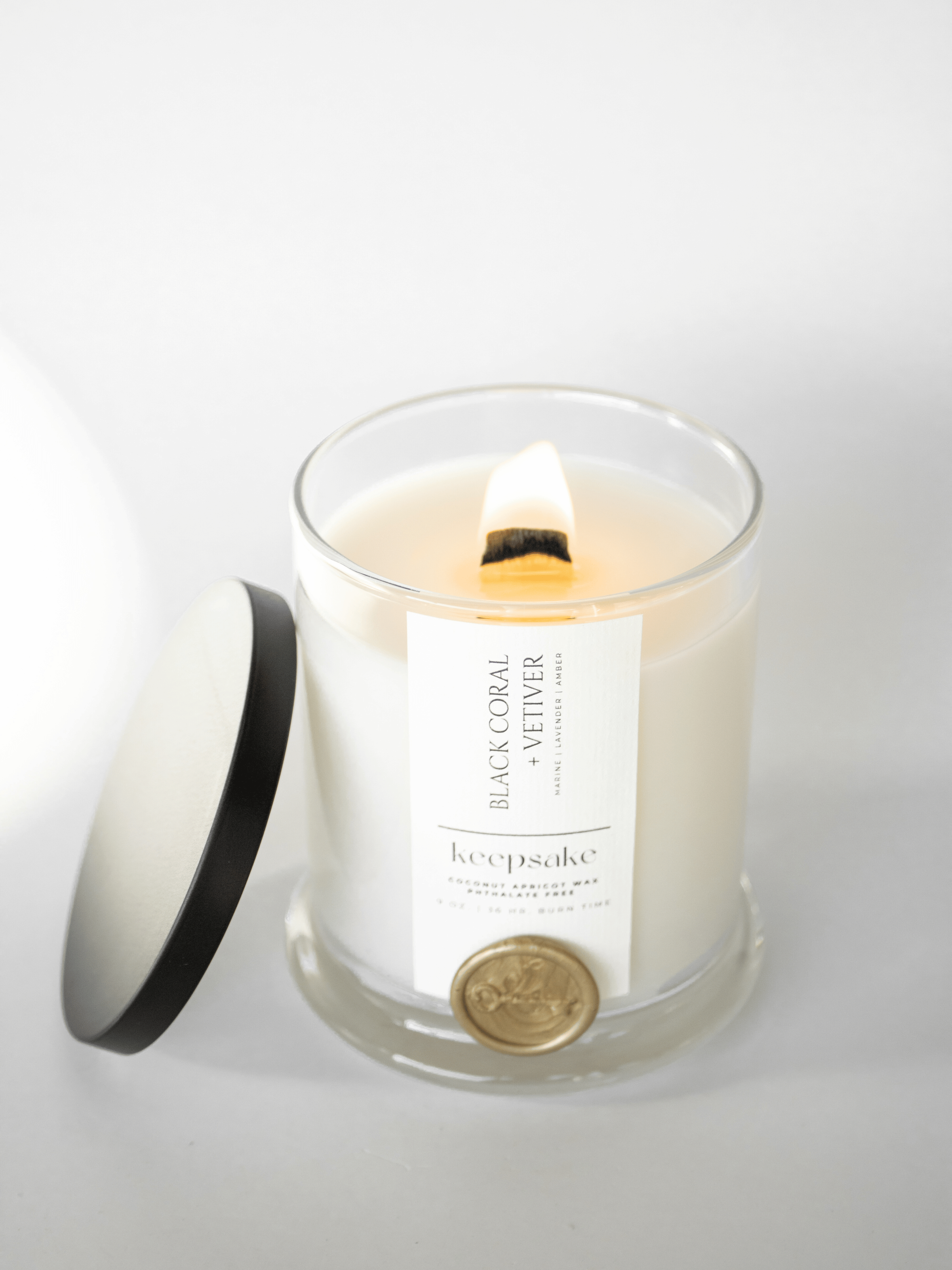 9 oz. Luxury Candle - Black Coral + Vetiver