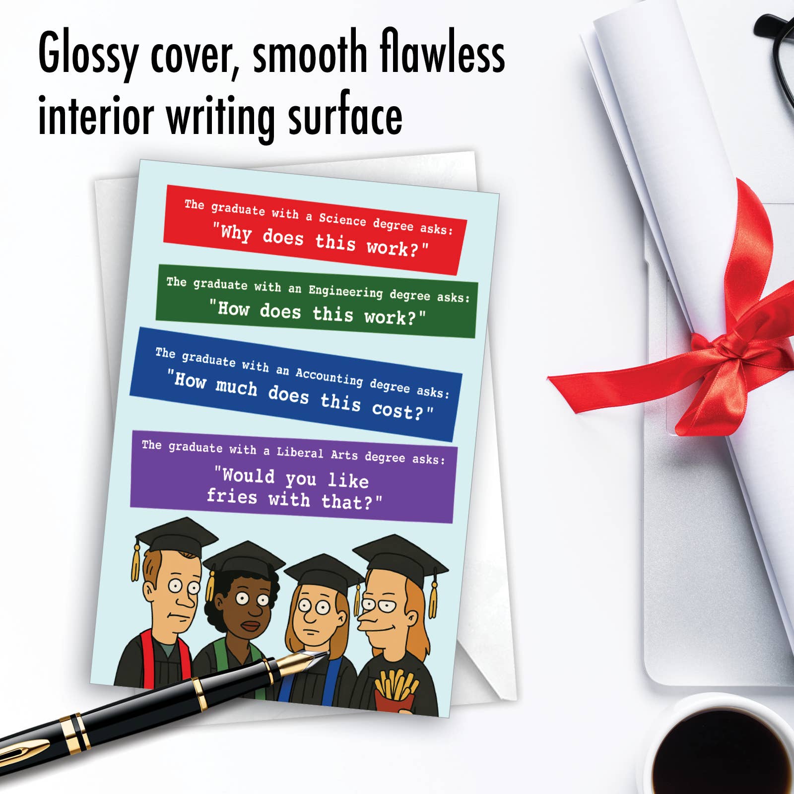 1 Card Graduation Card - Graduate Degrees