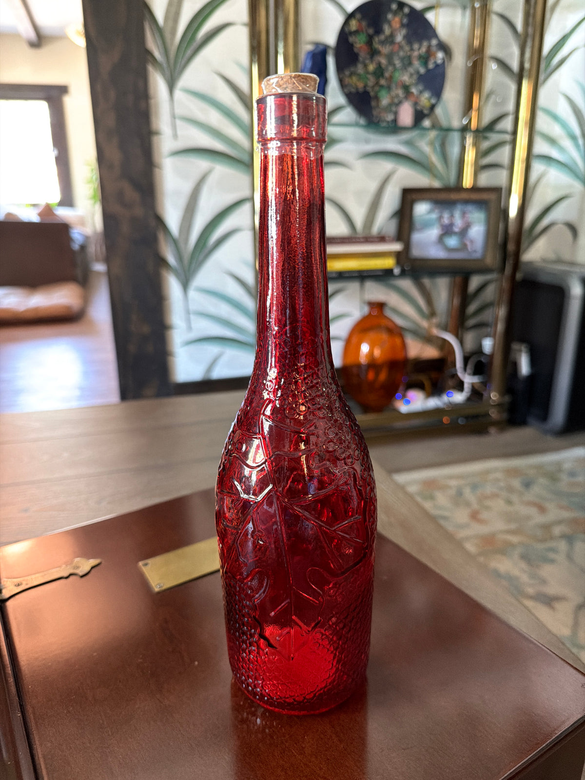 Ruby Red Bottle