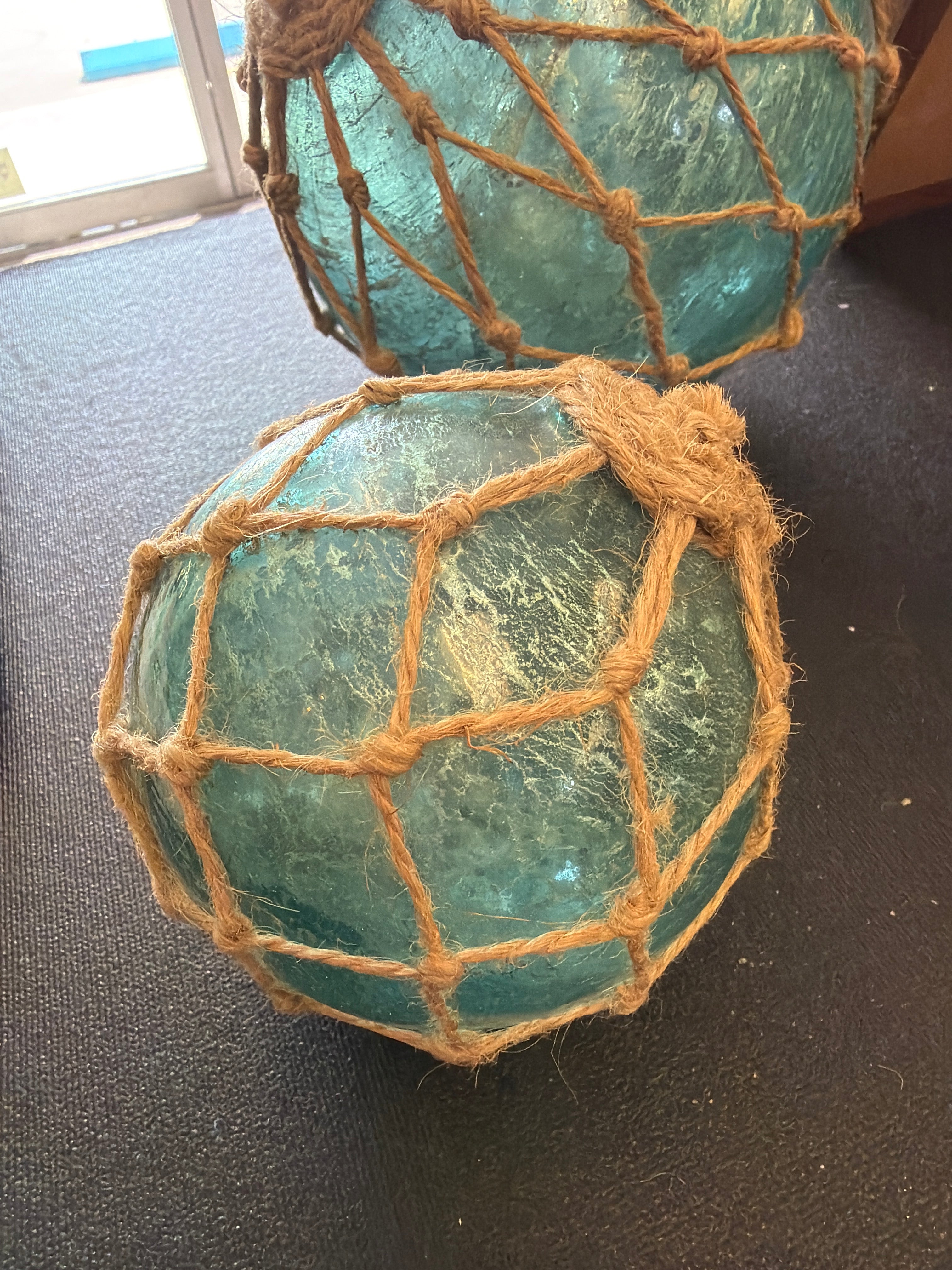 Vintage Green Glass Sea Float S