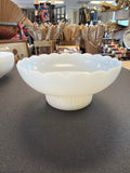 Vintage E.O. Brody Co. white milk glass bowl