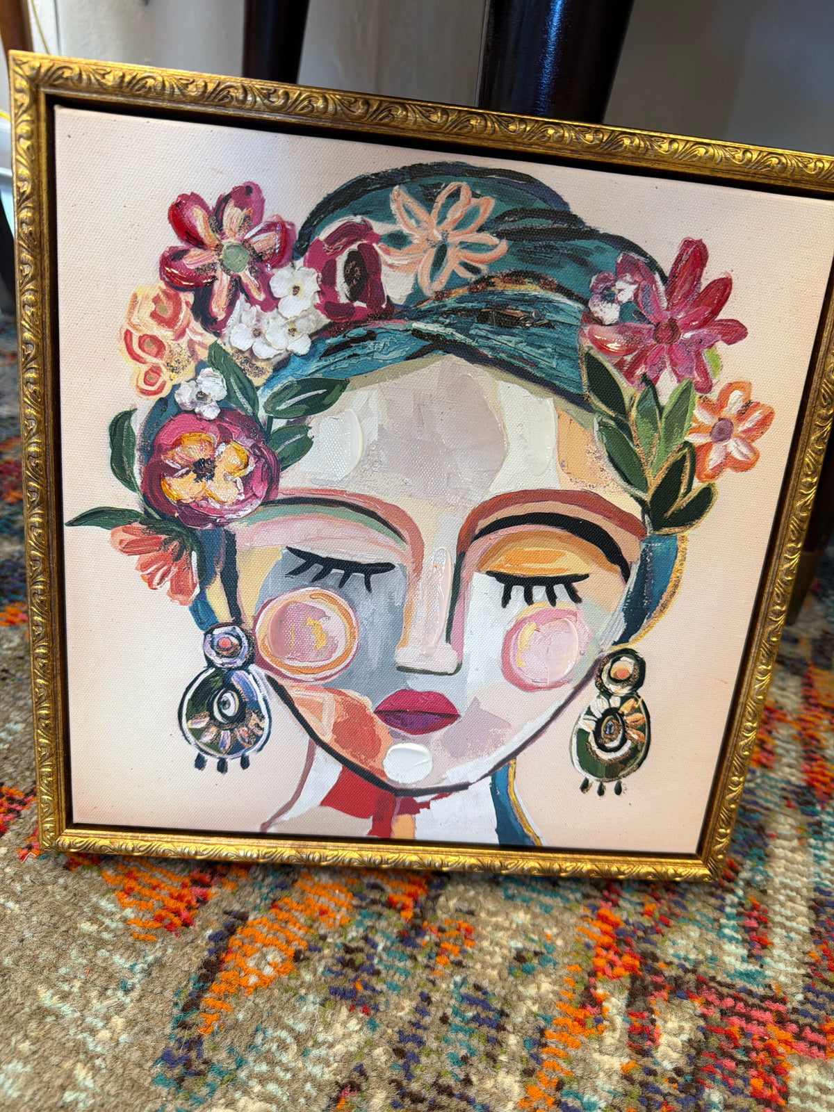 Pink Floral Lady