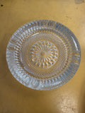 Vintage pressed glass ashtray