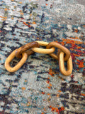 Wooden chain link