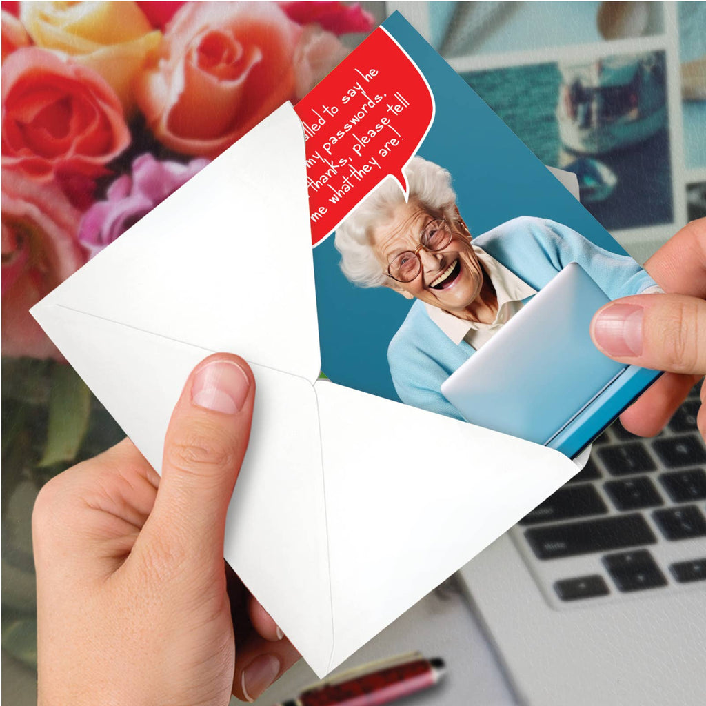 1 Funny Birthday Greeting Card - Hacker - NobleWorks