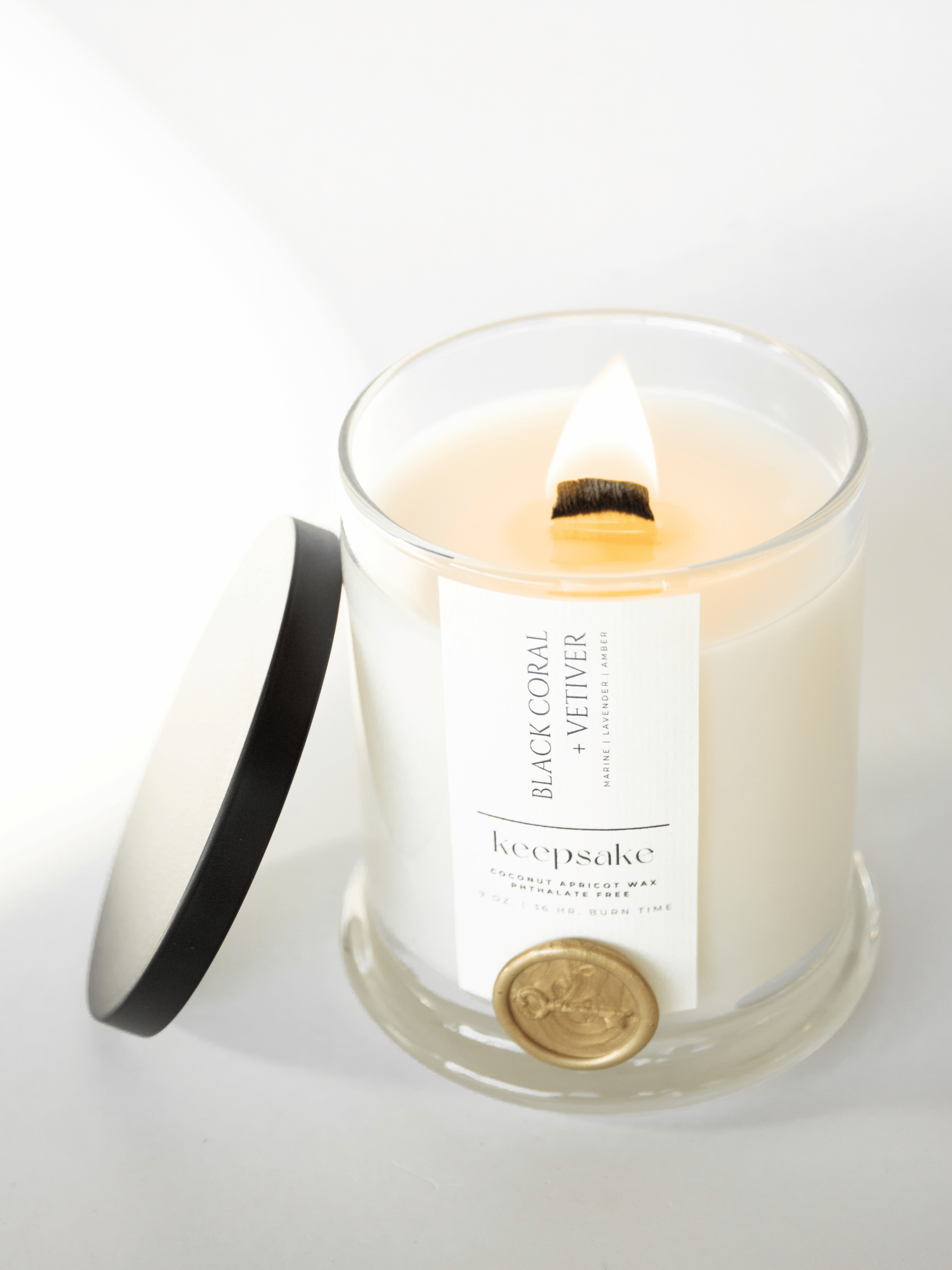 9 oz. Luxury Candle - Black Coral + Vetiver