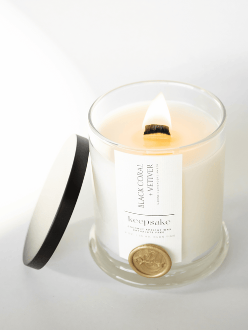 9 oz. Luxury Candle - Black Coral + Vetiver