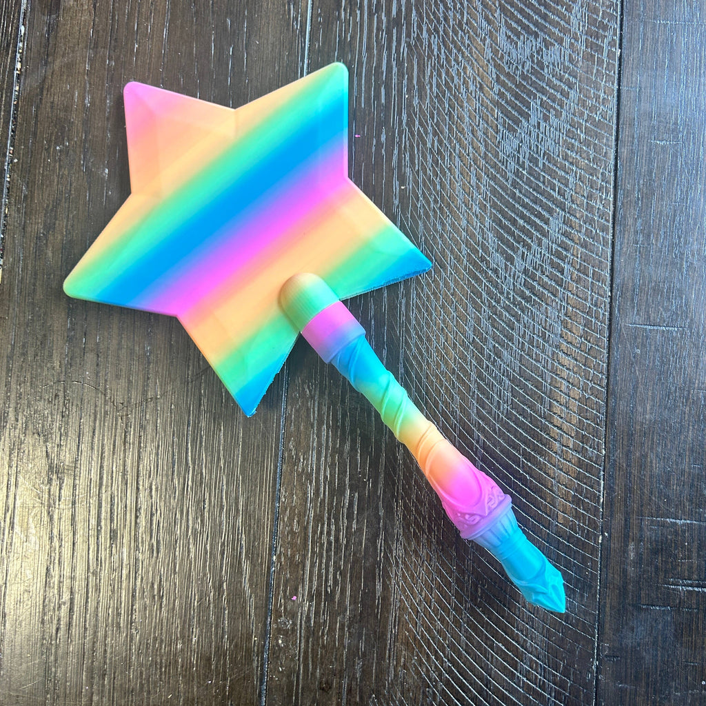 Tap to Pay Magic Star Wand - 3D Printed Credit Card Holder: Purple