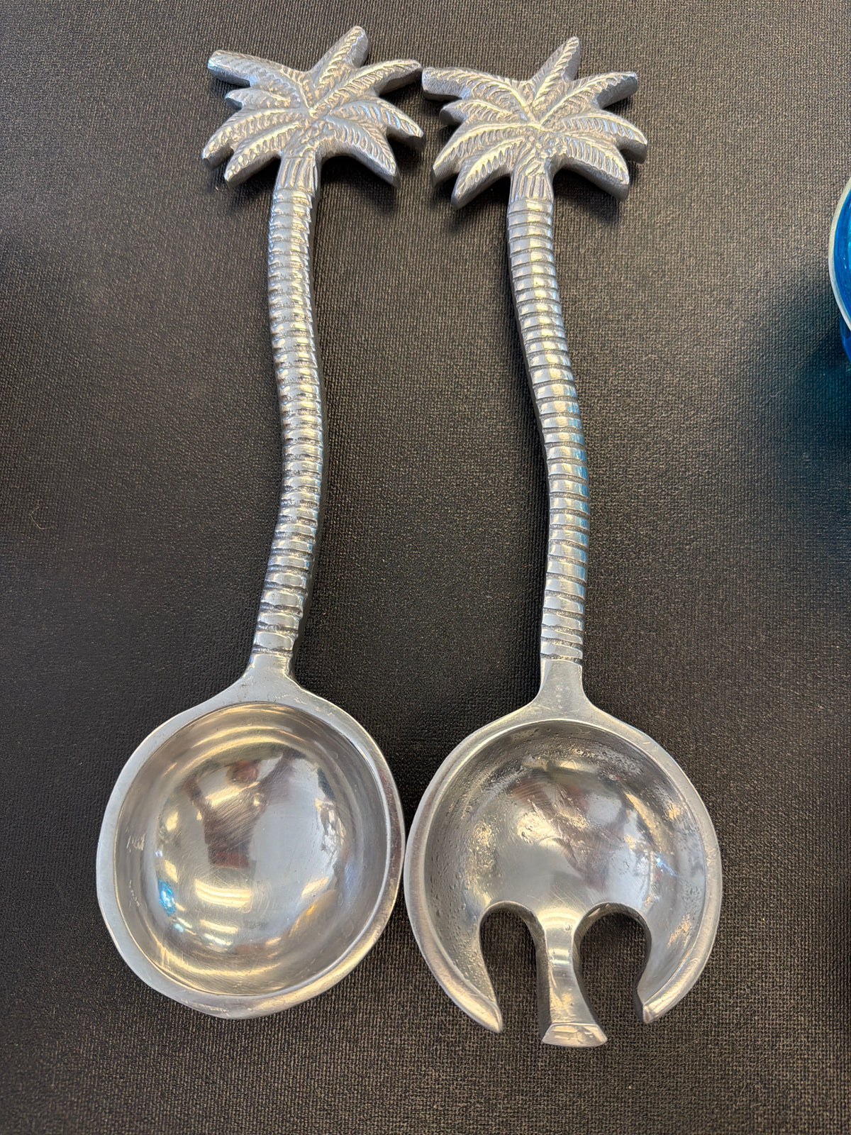 Vintage Palm Salad Servers