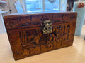 Vintage Asian Camphor Trinket Box