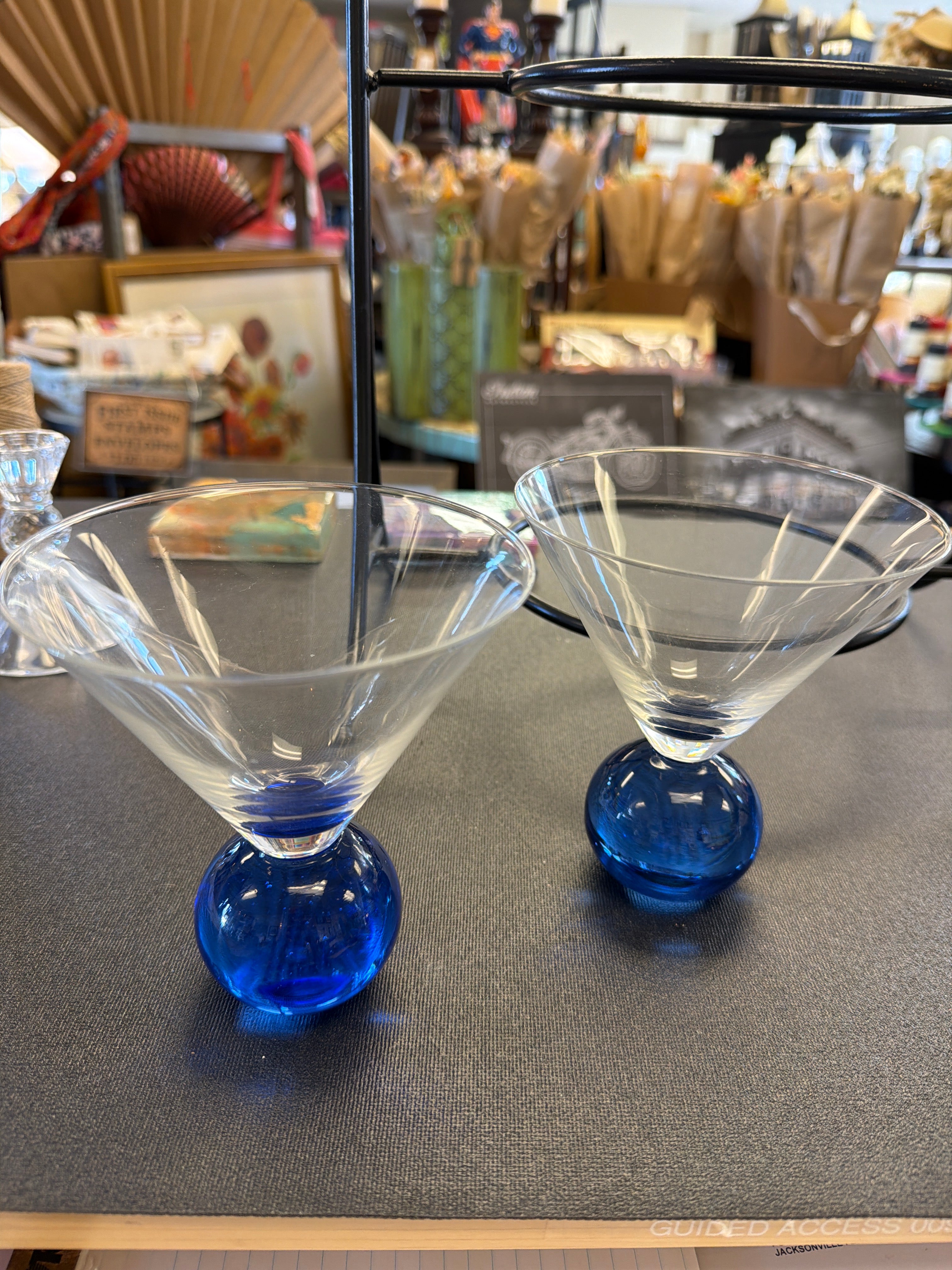 Vintage martini glasses (2)