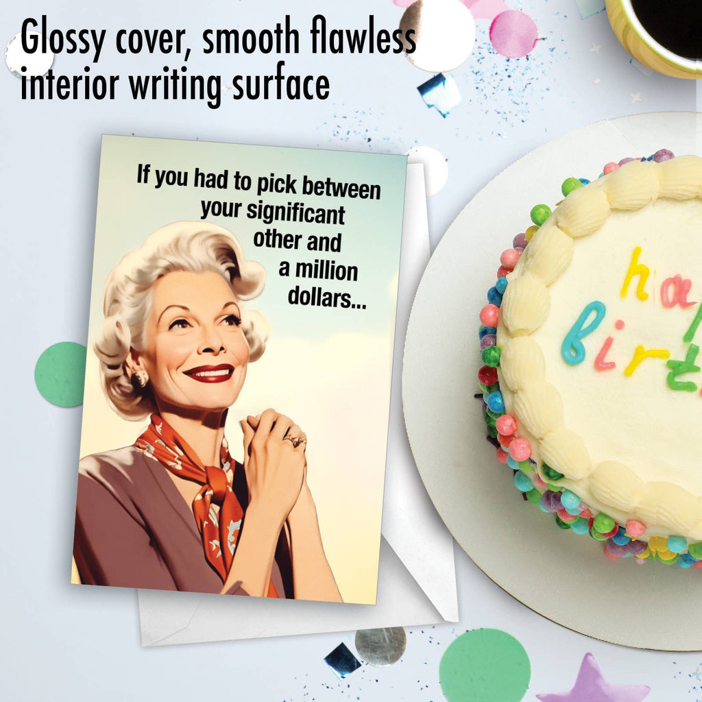 1 Funny Birthday Greeting Card-You Are Priceless-NobleWorks