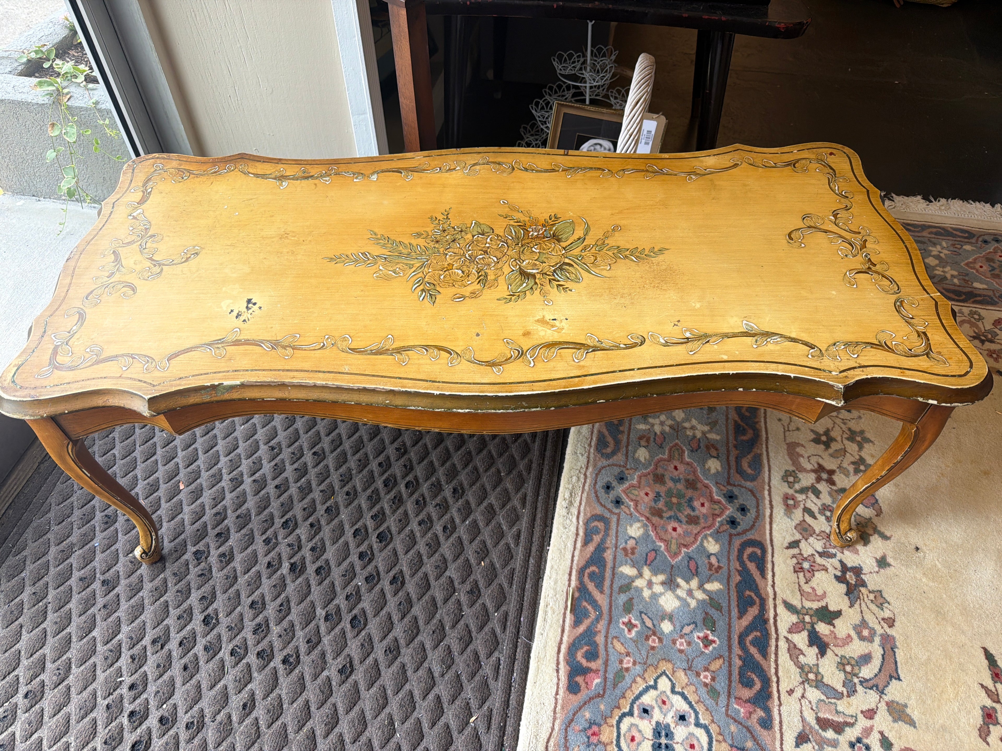 Italian Hand-painted Coffee Table