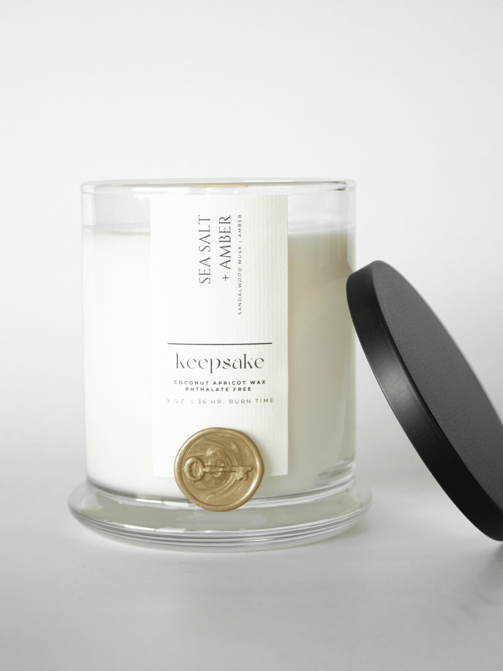 9 oz. Luxury Candle - Sea Salt + Amber