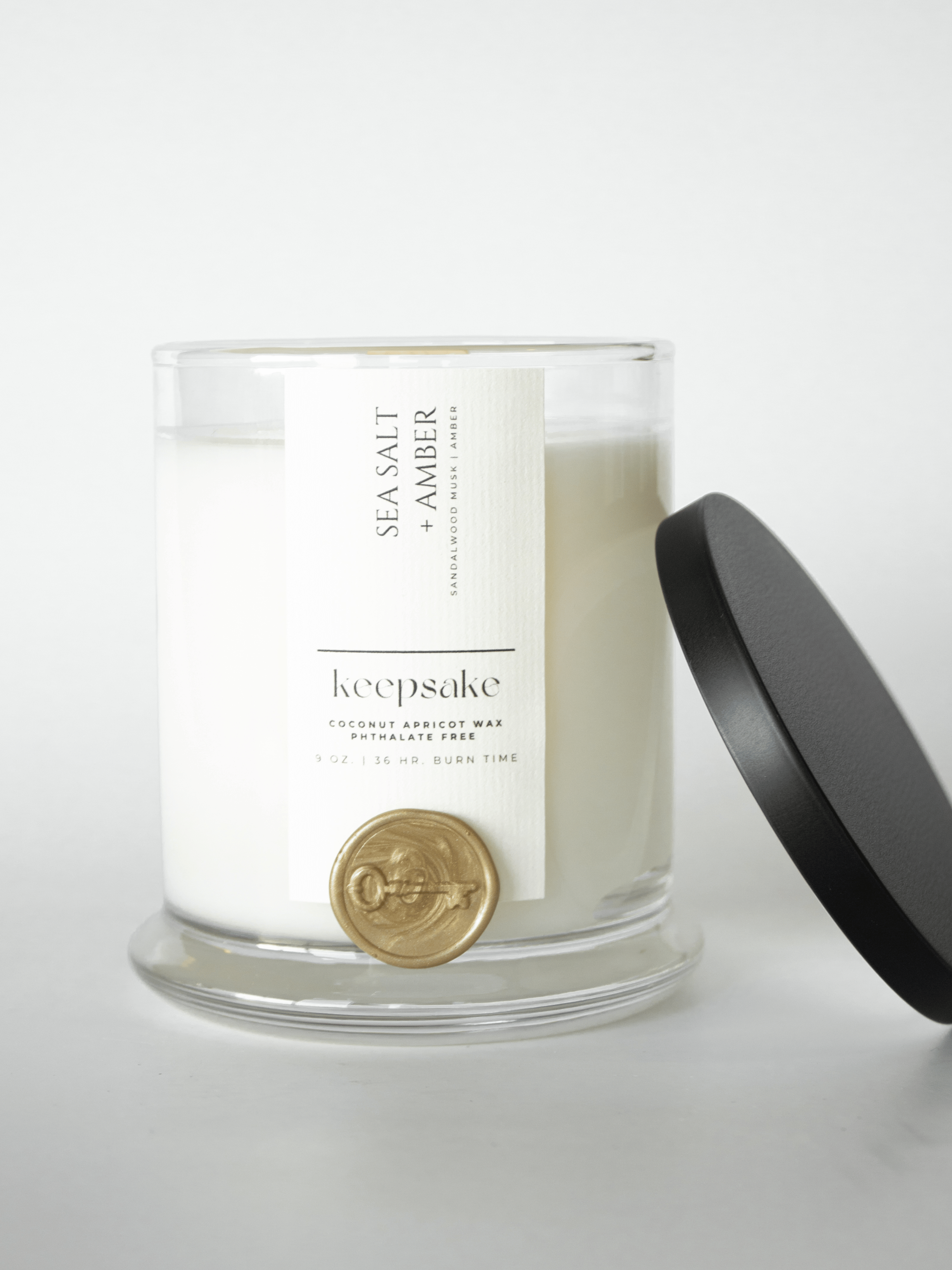 9 oz. Luxury Candle - Sea Salt + Amber