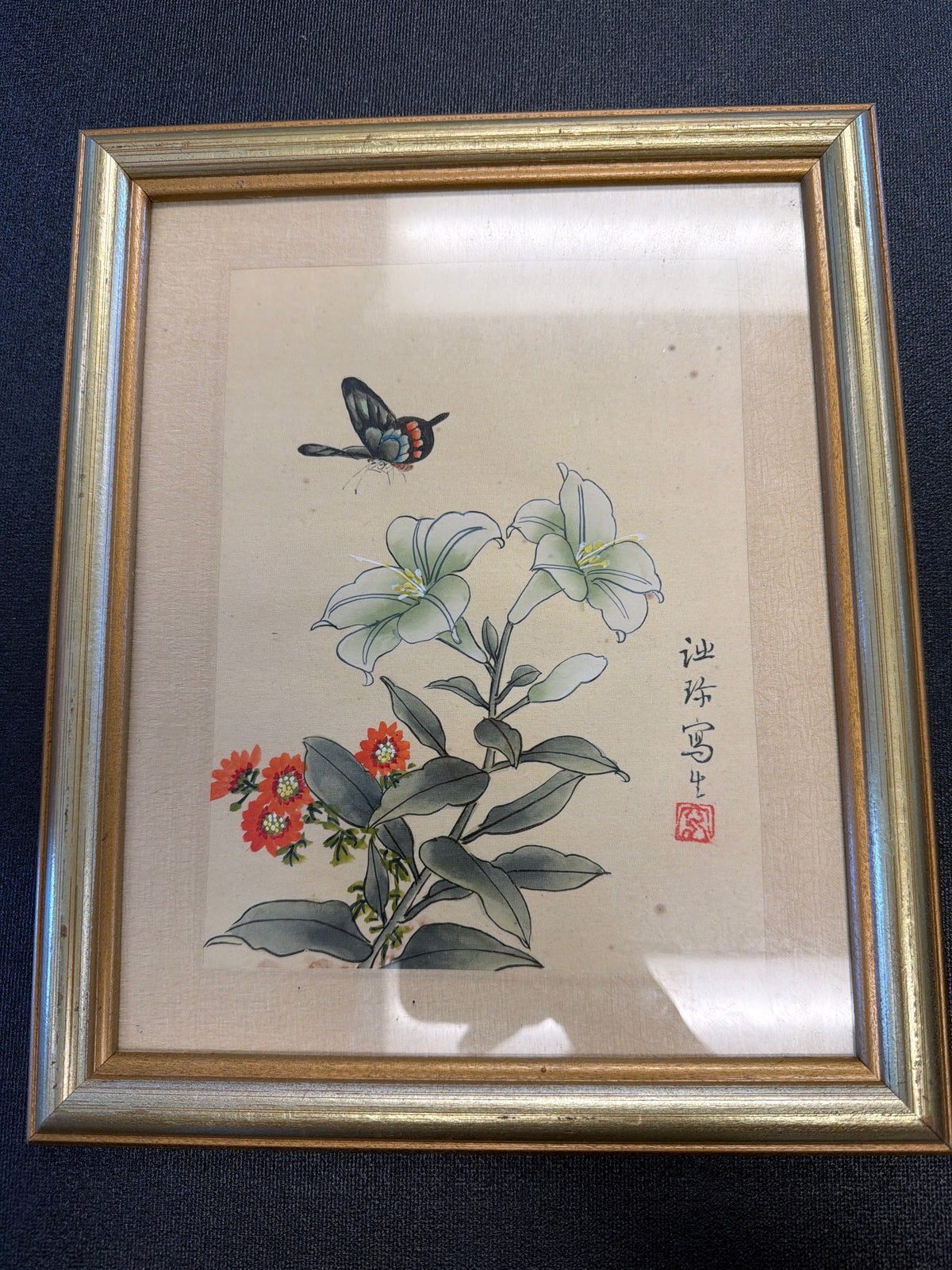 Watercolor on Silk-1