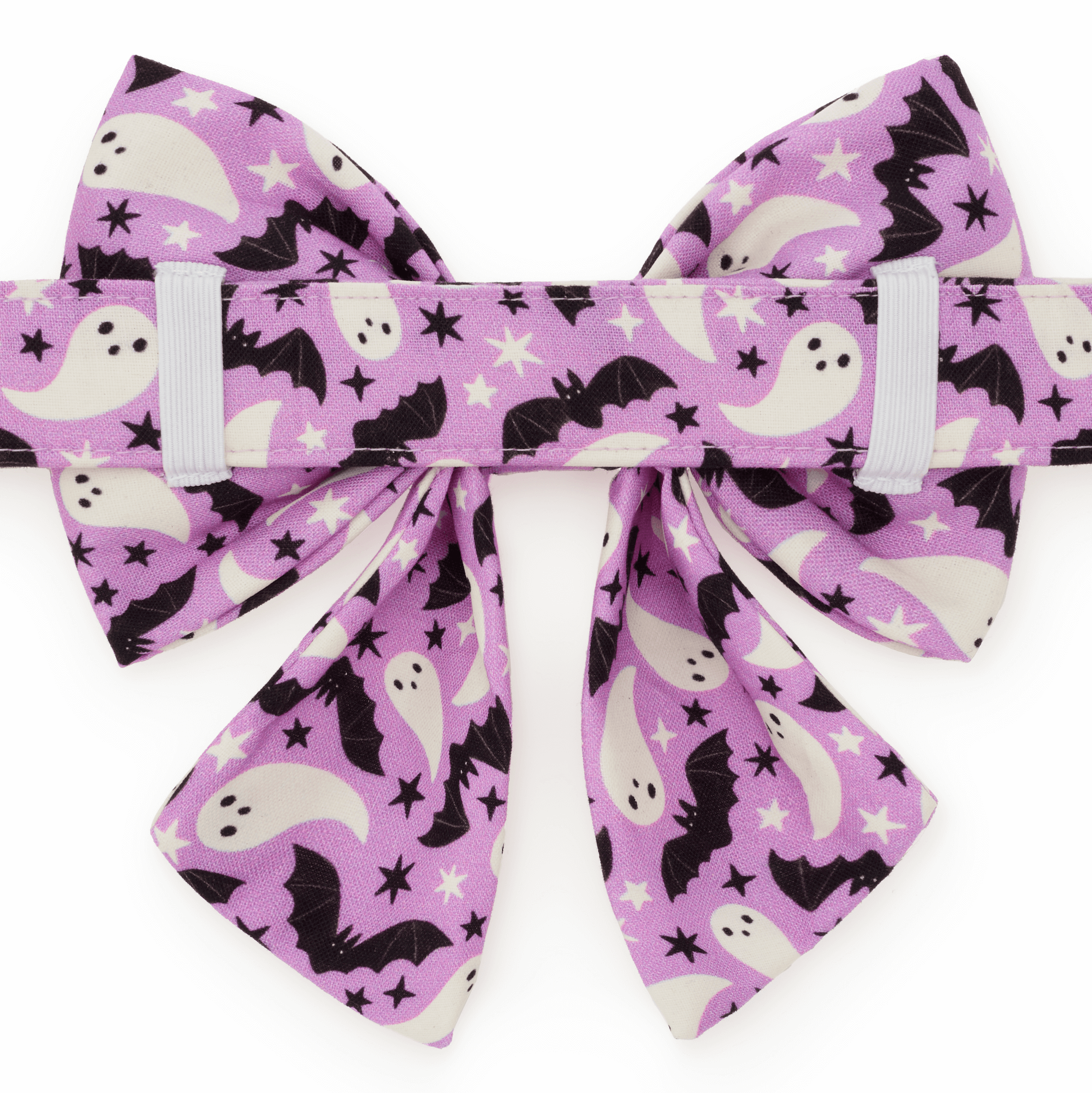 Spooky Season Glow-in-the-Dark Lady Dog Bow: Small