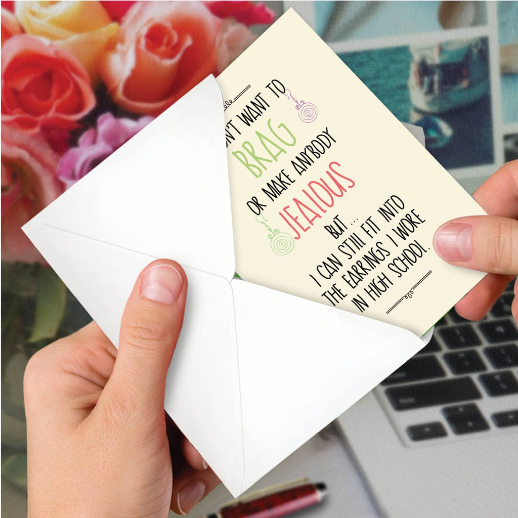 Birthday Card - High School Earrings