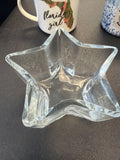 Libbey star clear glass bowl