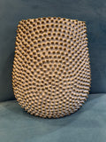 Gold Beaded Vase