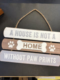 Paw Prints sign