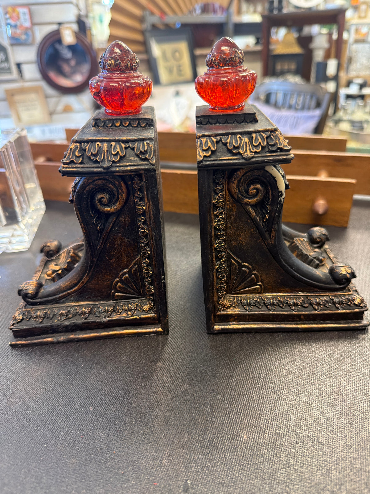 Vintage Bookends