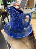 Beaver Farm Pottery pitcher and bowl