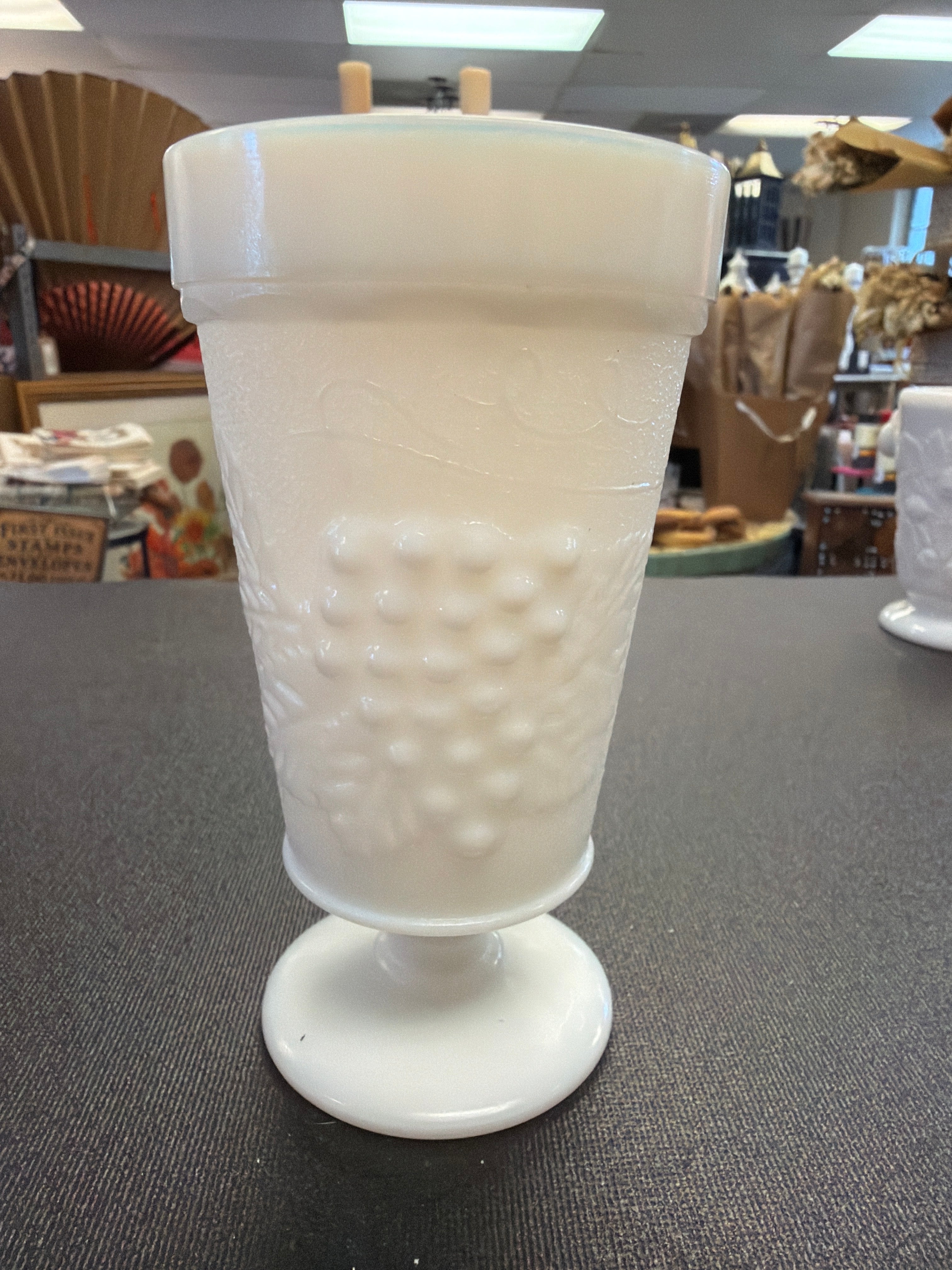 Anchor Hocking Milk Glass Goblet