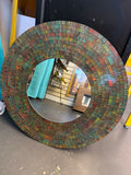 Aqua Mosaic Mirror