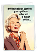 1 Funny Birthday Greeting Card-You Are Priceless-NobleWorks