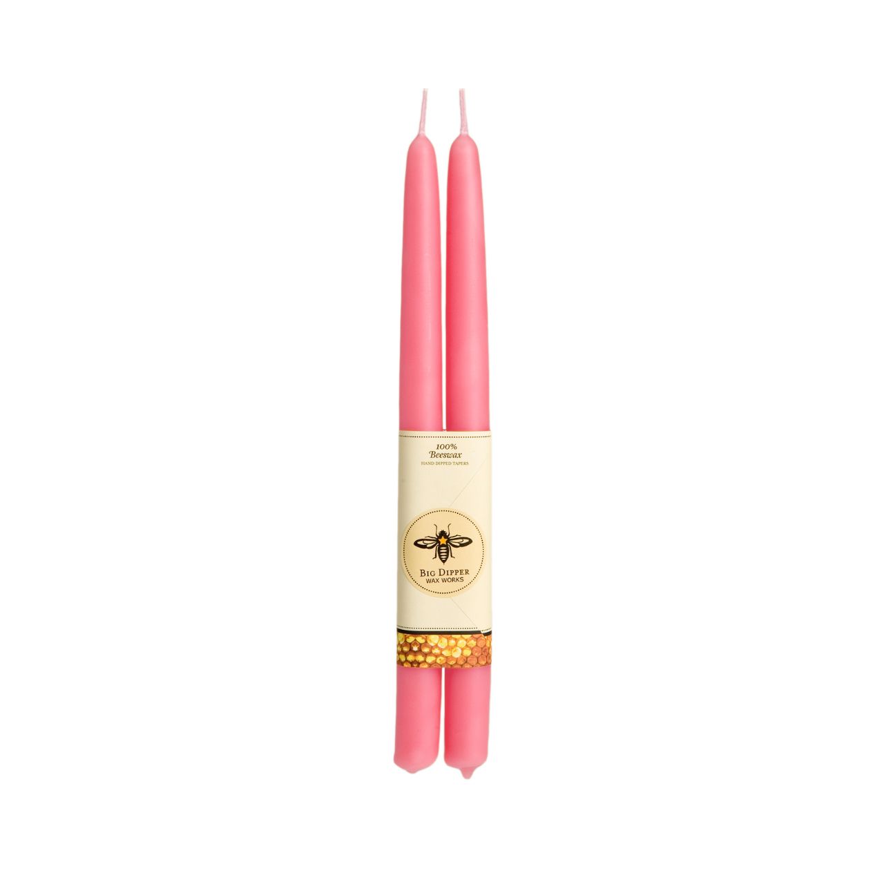 Taper Candles – 100% Pure Beeswax – Hand-Dipped: Black / Standard (12" x 7/8")