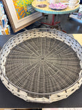 Grey Basket Tray
