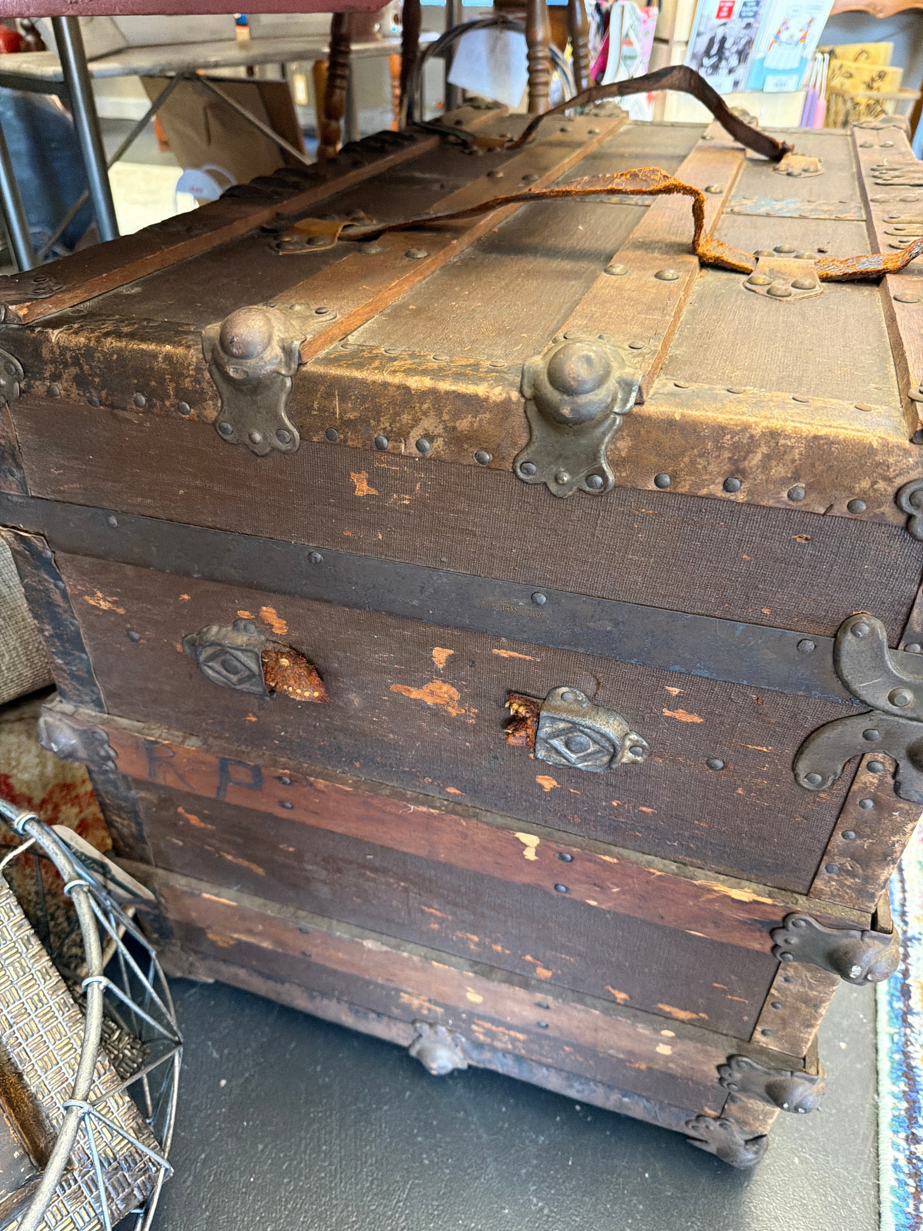 Antique Steamer Trunk