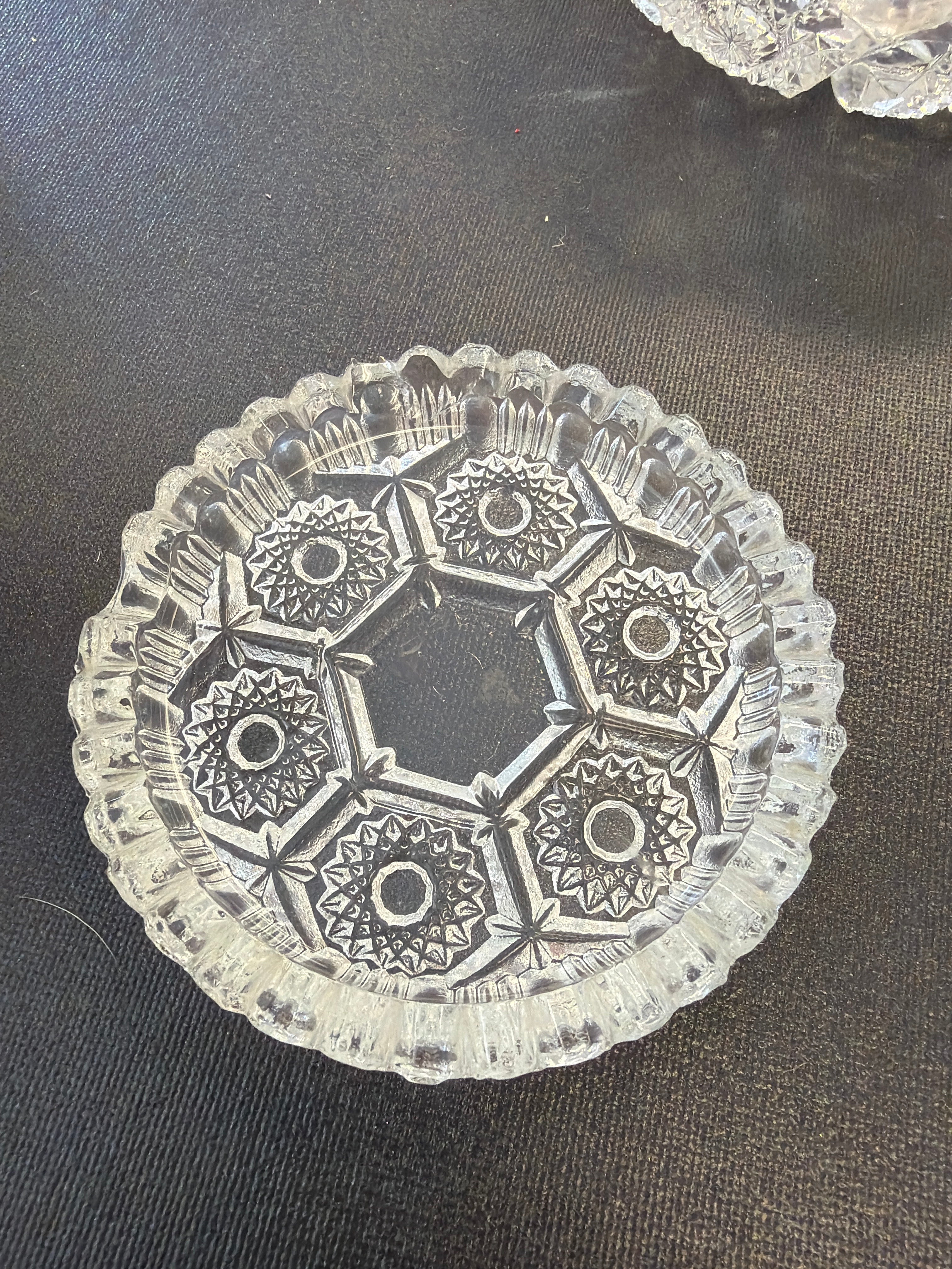 Vintage Glass Ashtray