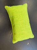 Lime green pillow