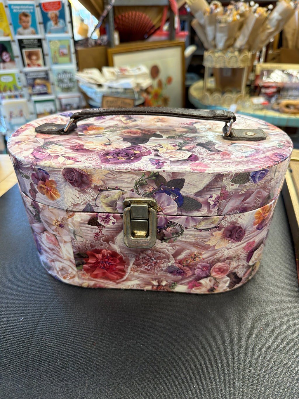 Floral Train Case