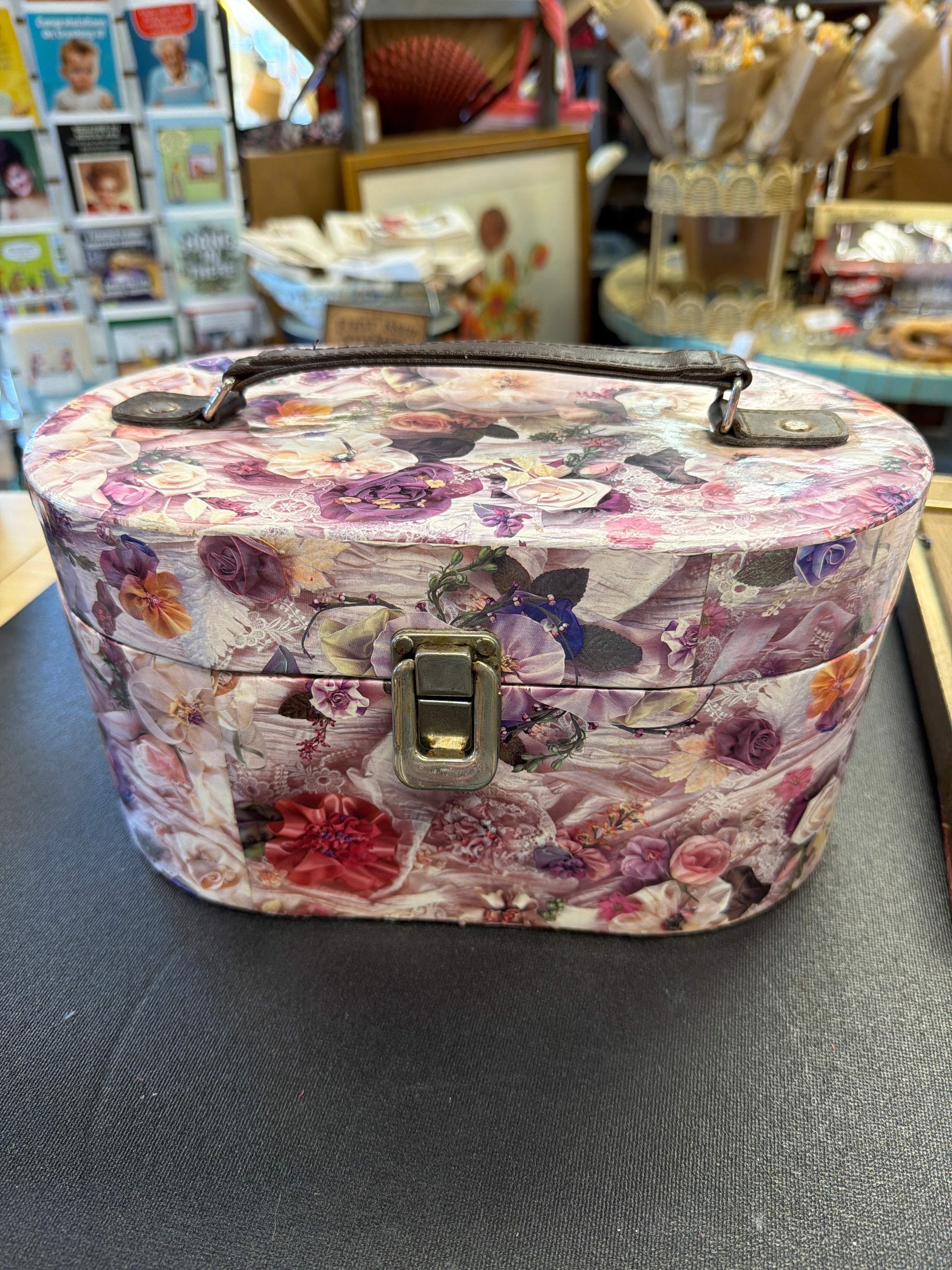 Floral Train Case