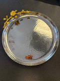 Hand Hammered Round Tray