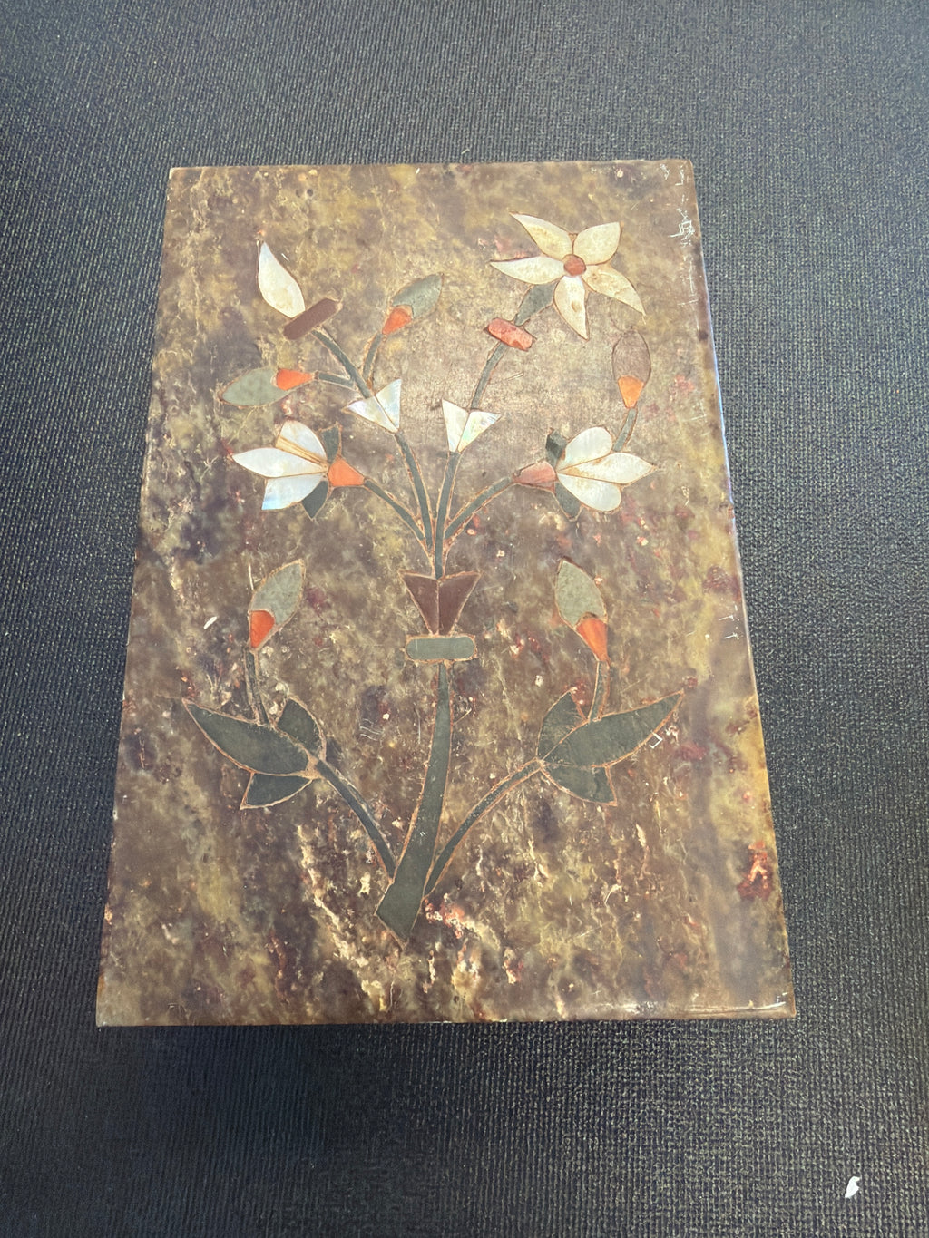 Vintage Stone Treasure Box