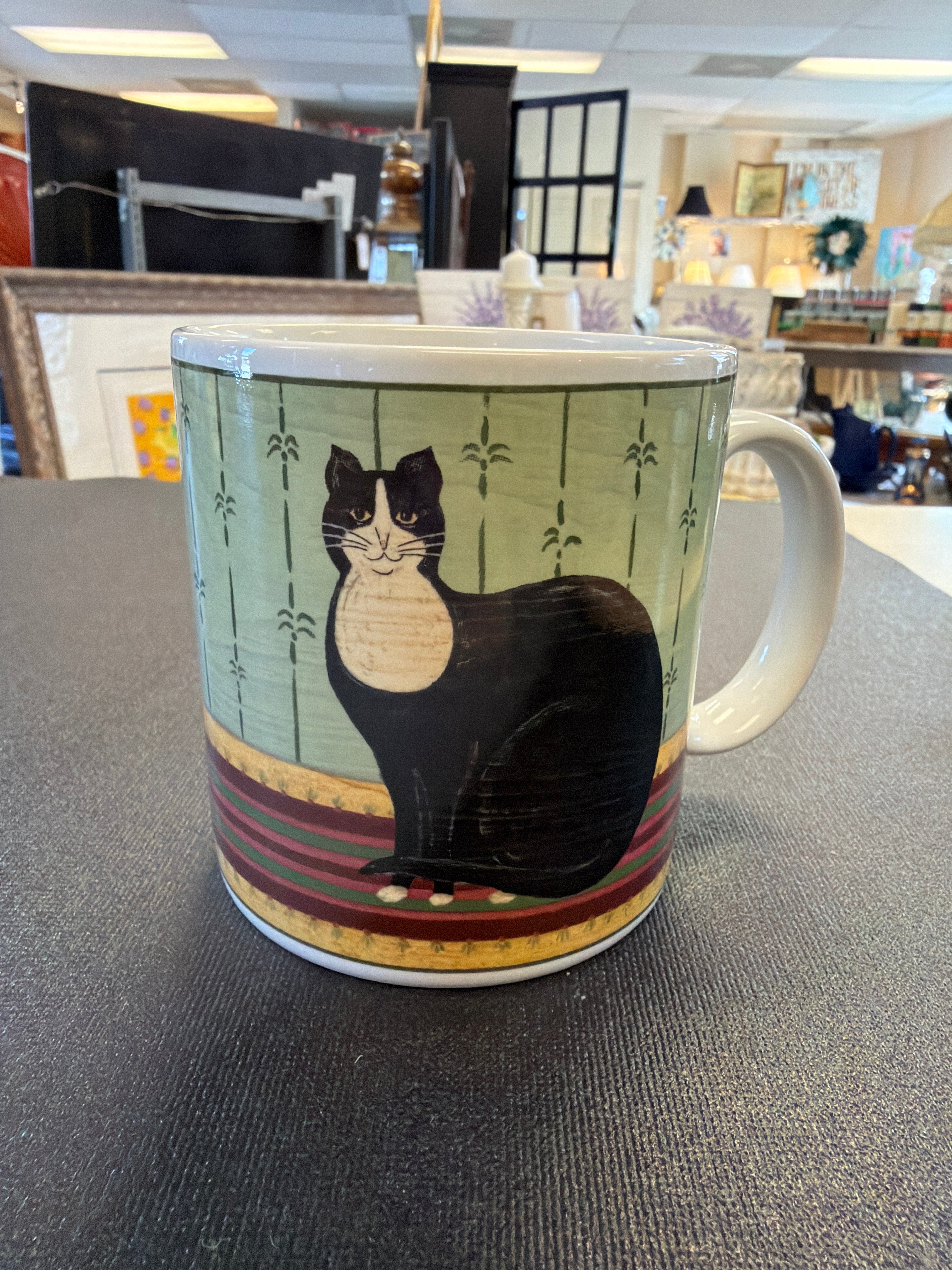 Warren Kimble Sakura- Tuxedo Cat