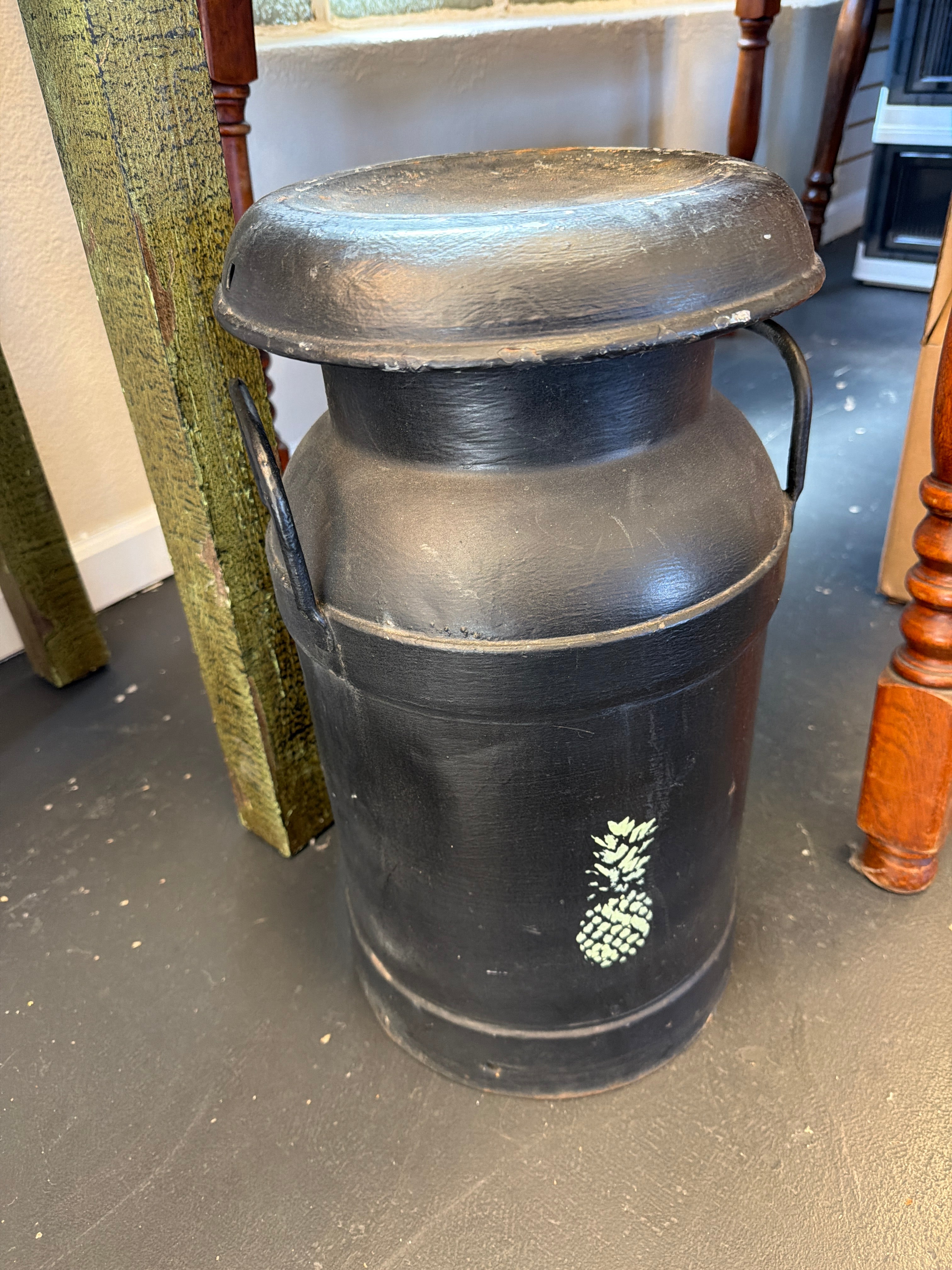Vintage milk can
