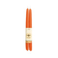 Taper Candles – 100% Pure Beeswax – Hand-Dipped: Pumpkin / Standard (12" x 7/8")
