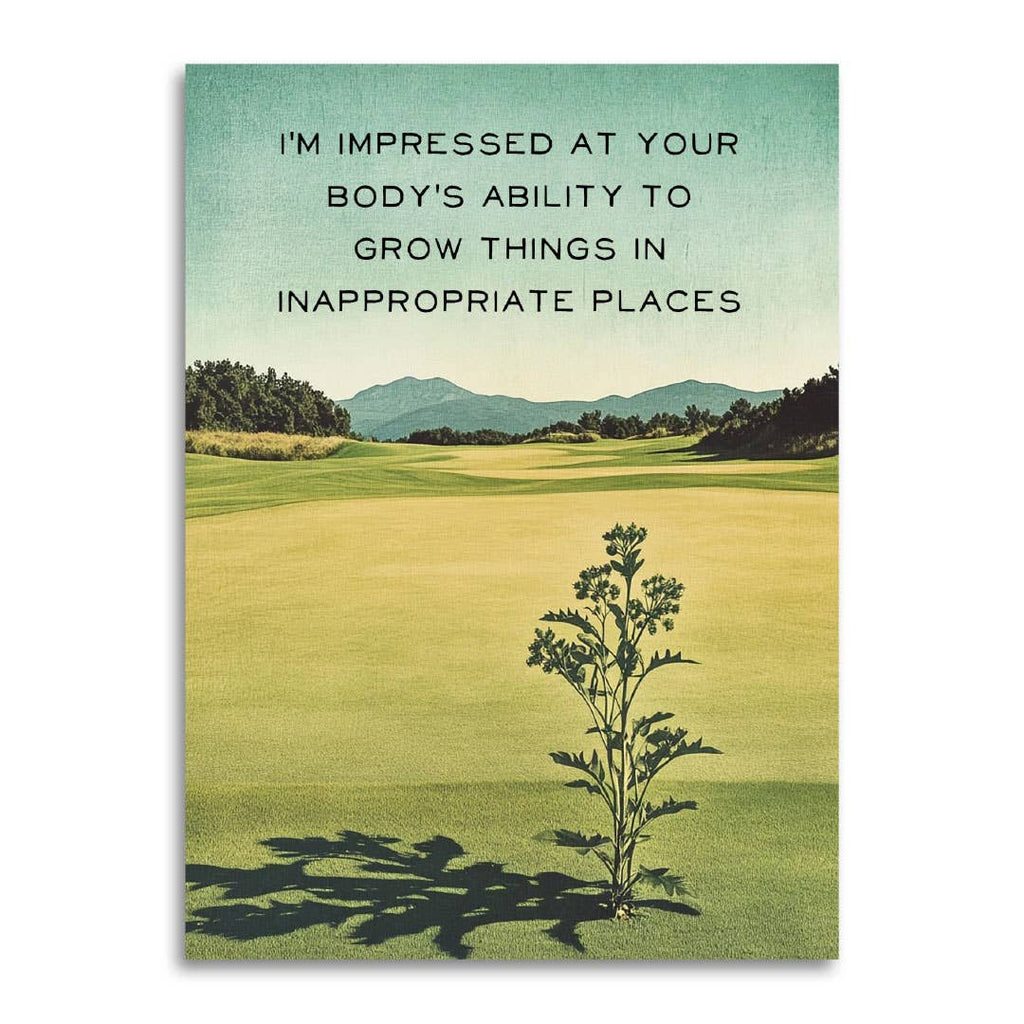 Inappropriate Places – Dark Humor Cancer Card