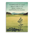 Inappropriate Places – Dark Humor Cancer Card