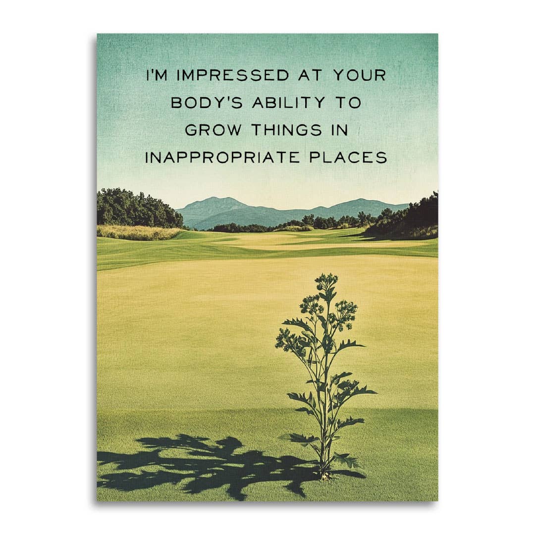 Inappropriate Places – Dark Humor Cancer Card