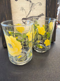 Set of 2 Vintage Juice Glasses