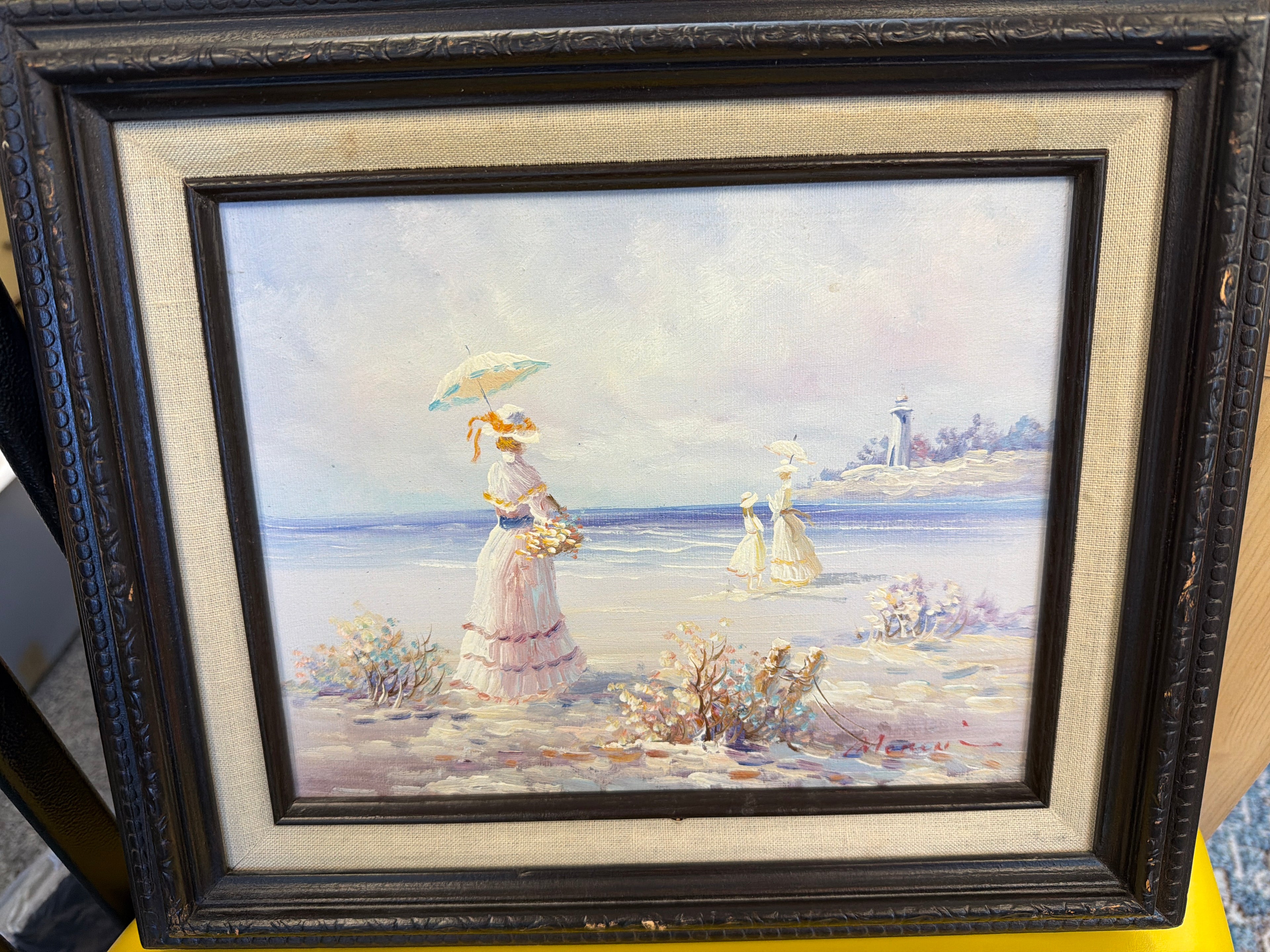 Vintage oil on canvas